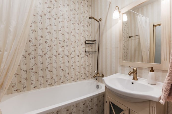 Rajoles provençals en un bany modern
