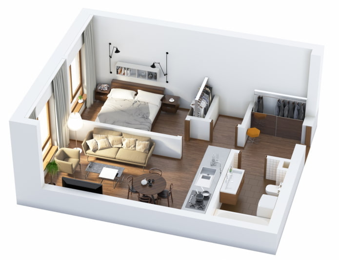 Euro-suite amb cuina-sala d'estar