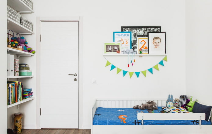Euro-duplex'te bir çocuk için oda