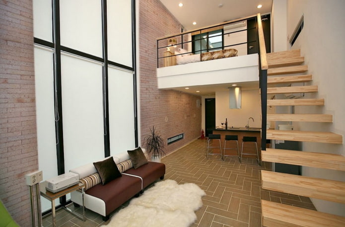 proiectarea scărilor în interiorul unui apartament supraetajat