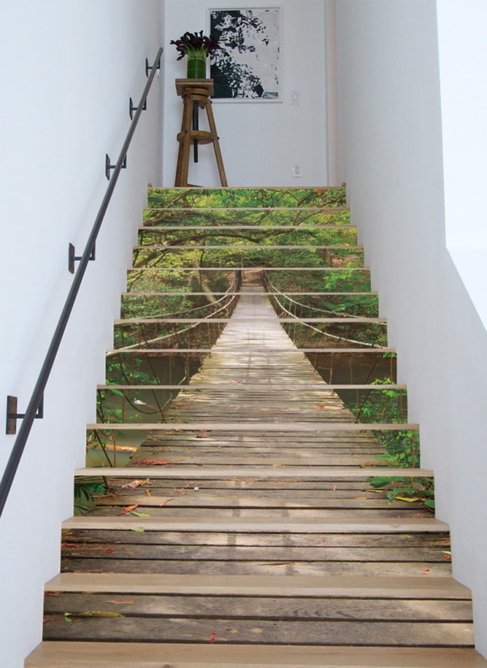 projekt klatki schodowej we wnętrzu prywatnego domu