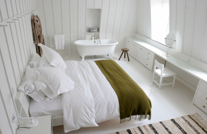 bany-dormitori amb terra autonivellant