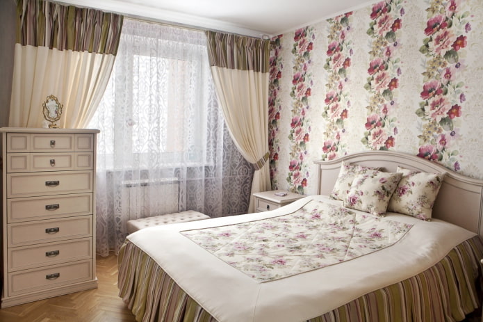 disseny d'un petit dormitori a l'estil provençal