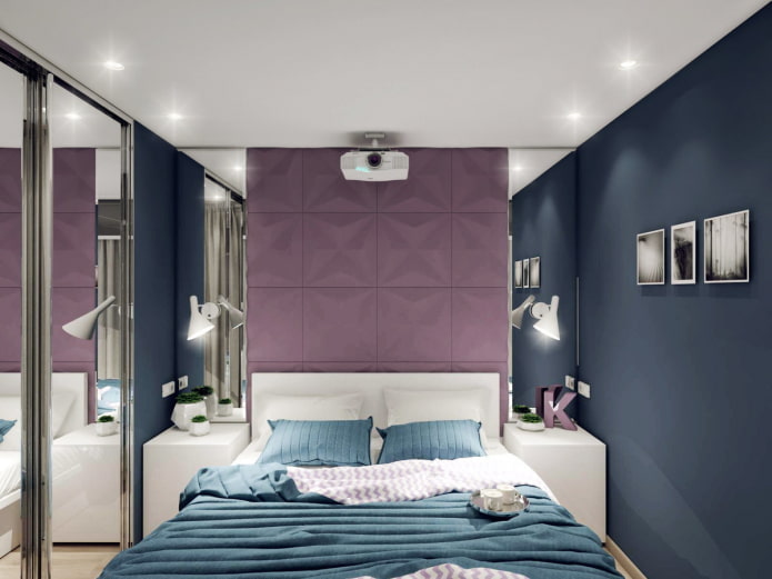 soveværelse i moderne stil