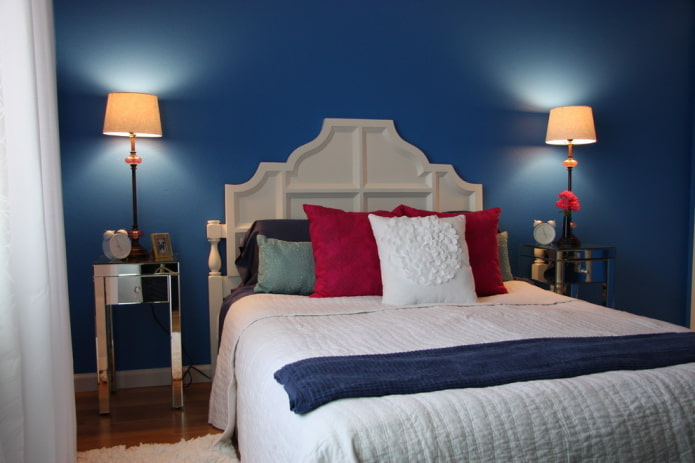 Modrá ložnice