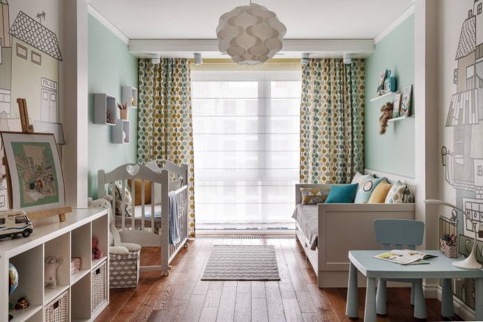 design malé ložnice pro děti různých pohlaví