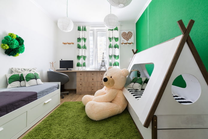 Detská izba pre deti rôznych pohlaví