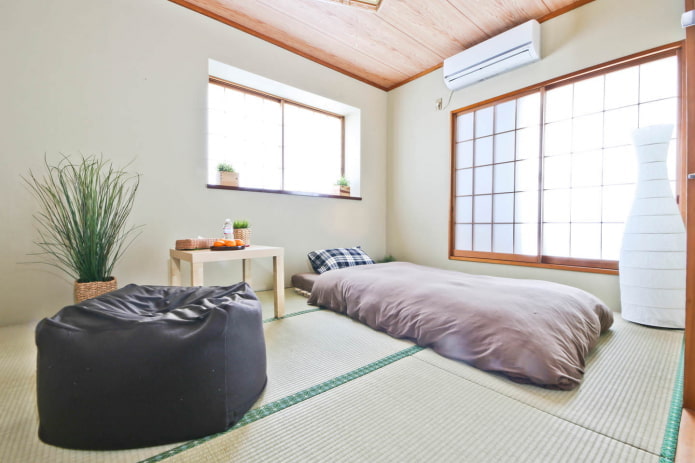 Japanilainen makuuhuone