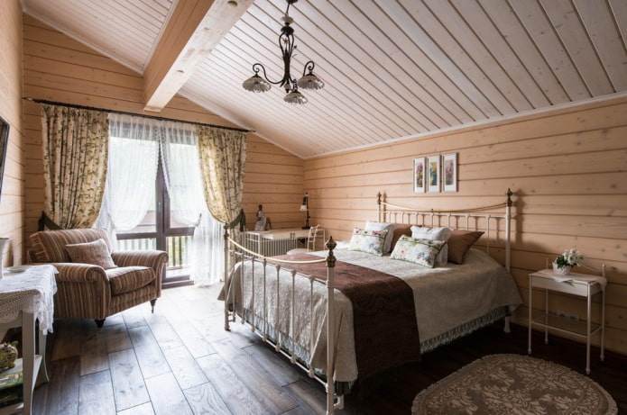 meble do sypialni w rustykalnym stylu wiejskim