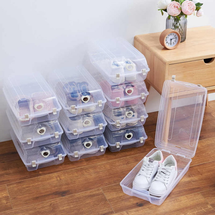 кутии за съхранение на обувки