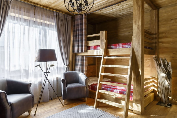 mobili per camera da letto in stile rustico