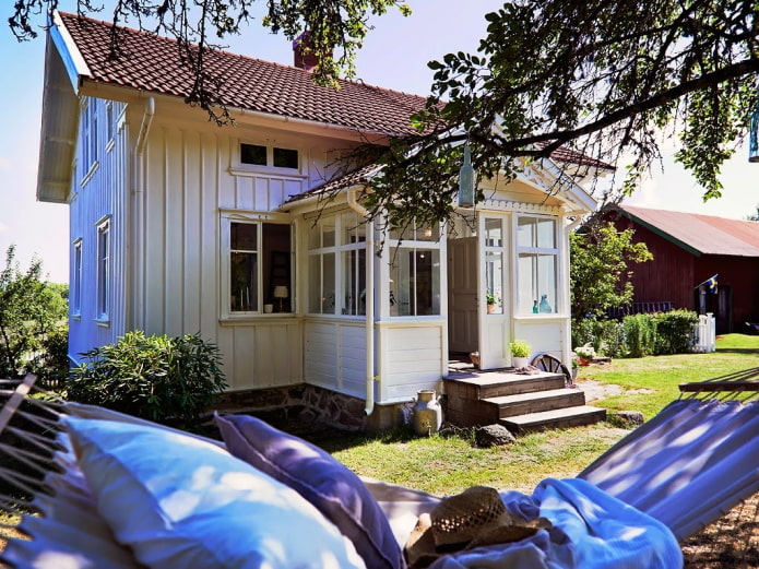 cottage in stile scandinavo