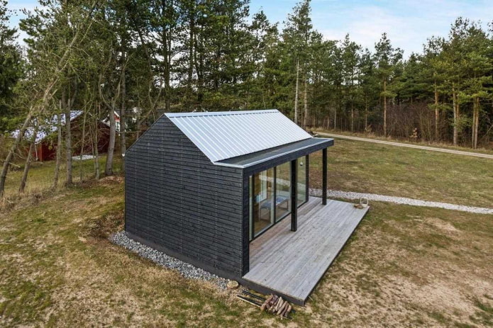 klein huis in Scandinavische stijl