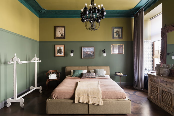 bilik tidur dalam gaya Mediterranean