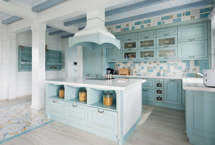 Cucina blu