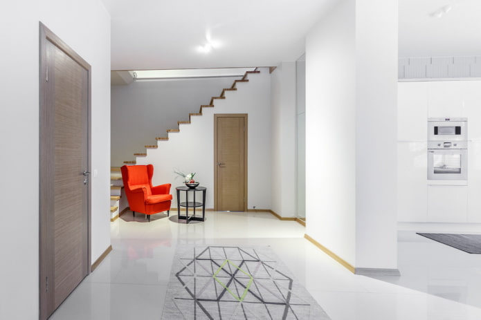 design a colori del corridoio all'interno della casa
