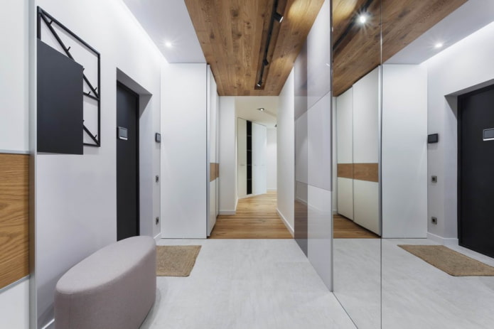 corridoio nello stile del minimalismo