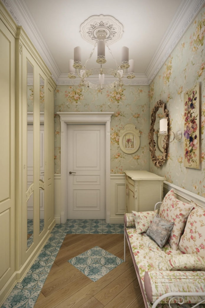 indre af korridoren i stil med Provence