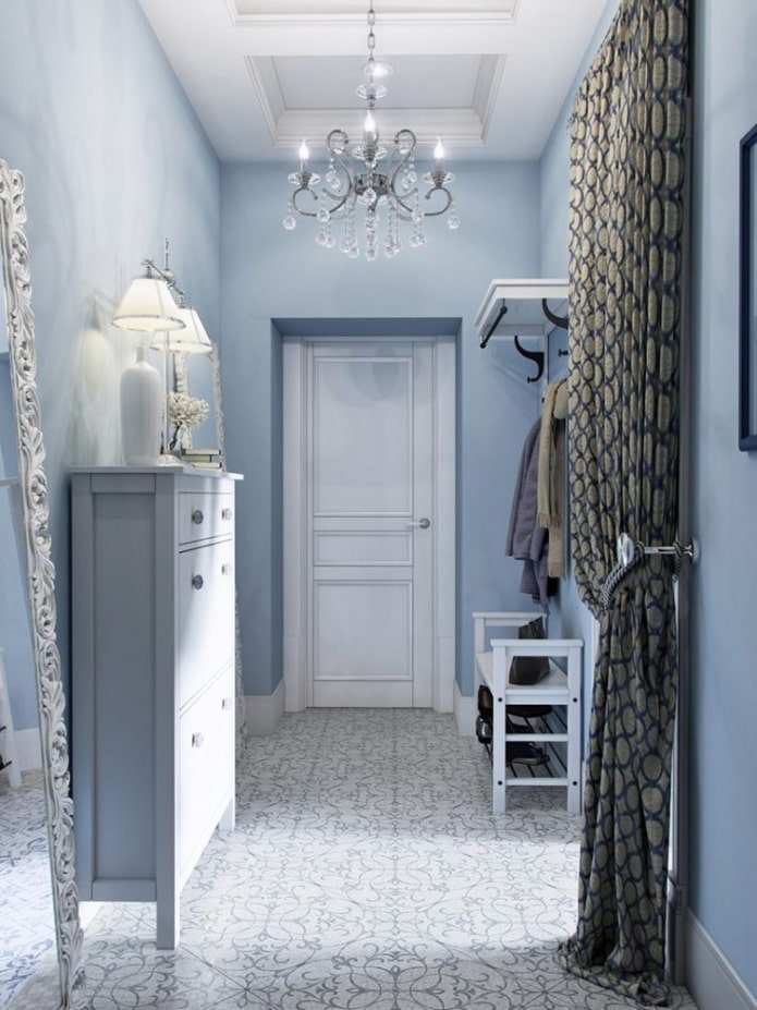 hành lang thiết kế nội thất theo phong cách Provence