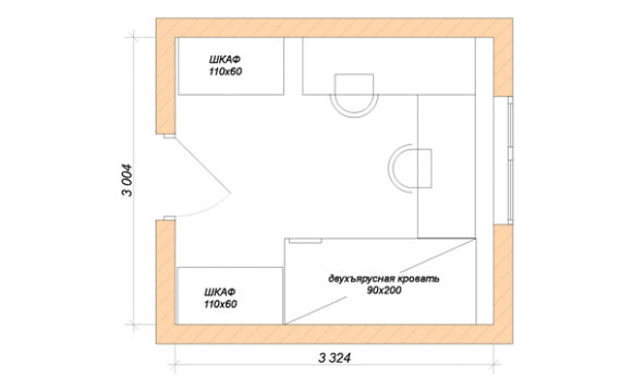 il layout della scuola materna 9 quadrati