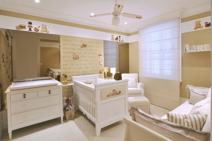 phòng nhỏ cho trẻ sơ sinh