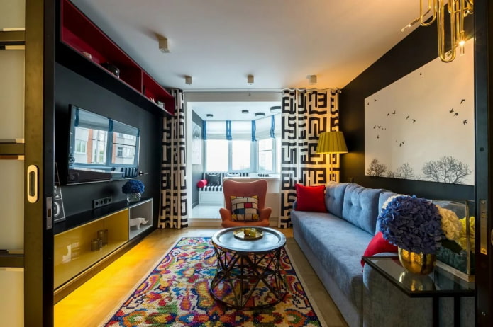 disseny de sala d'estar amb una superfície de 16 places