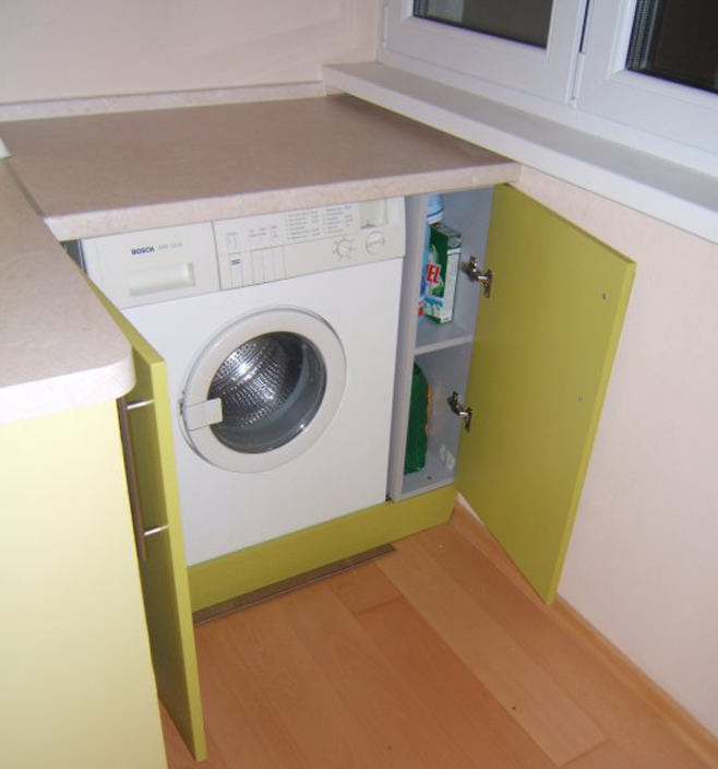 emplacement pour machine à laver