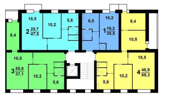 serie di layout della casa 447