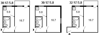 تخطيط خروتشوف من غرفة واحدة ، سلسلة 434 ، 1961