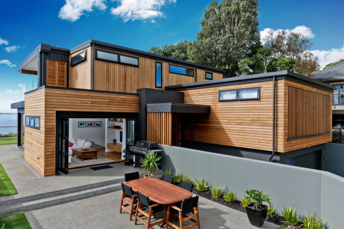 nowoczesny dom drewniany