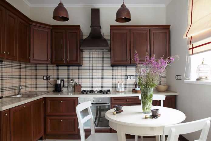 màu sắc của nội thất phòng bếp với diện tích 8 mét vuông