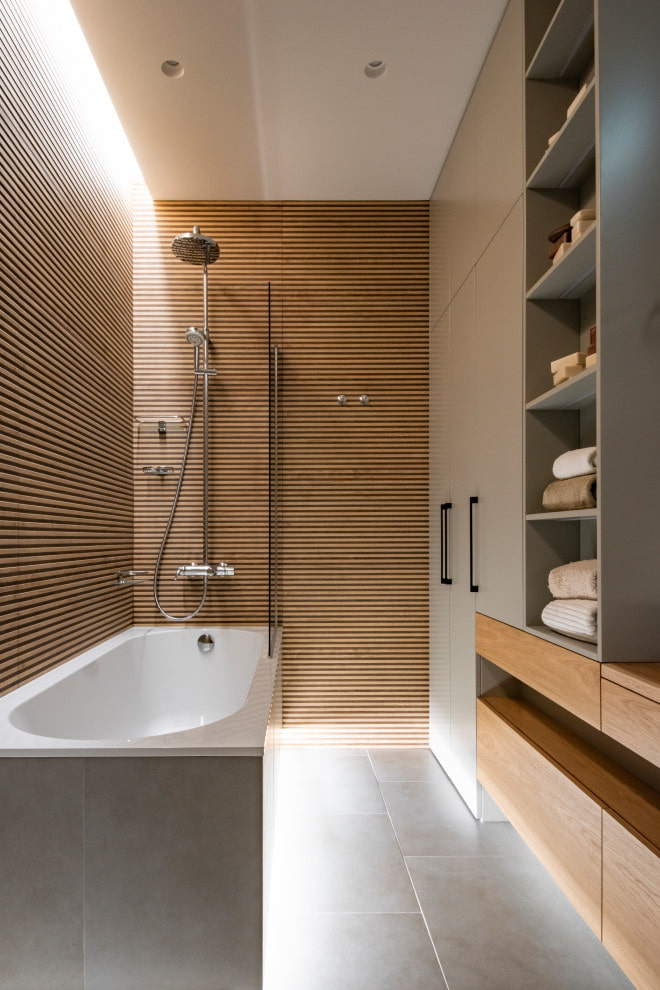 vannas istabas apdare minimālisma stilā