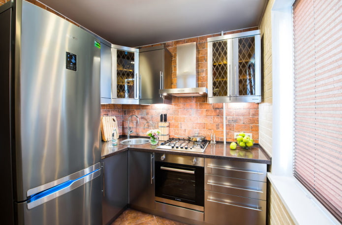 koelkast in de keuken met een oppervlakte van 5 m²