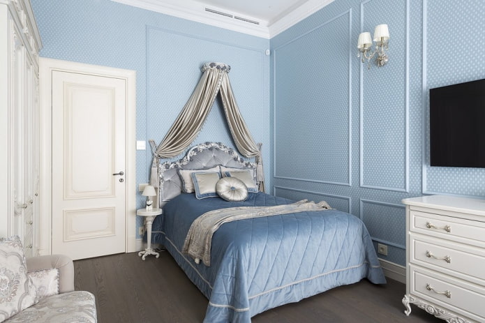 klasik tarzda yatak odası renkleri