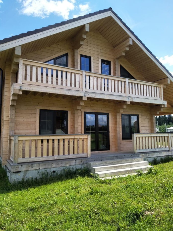 casa privata in legno