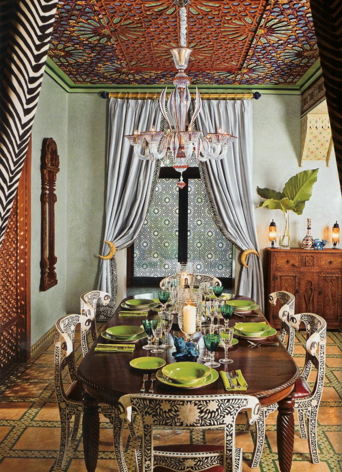 orientalsk køkken design