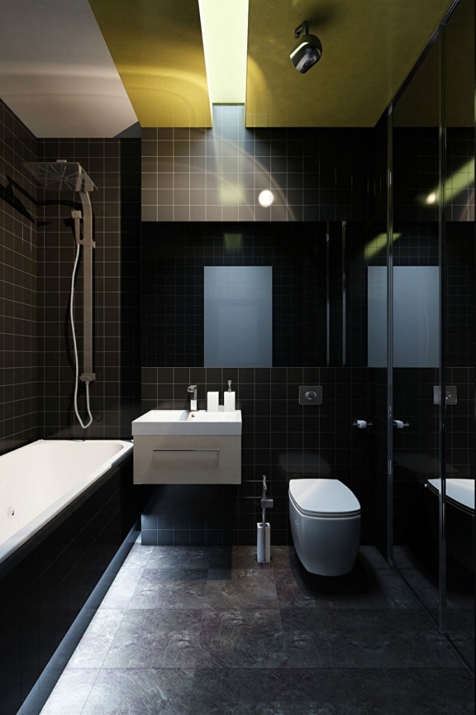 design minimale del bagno