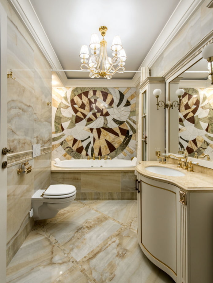 vannas istaba klasiskā stilā