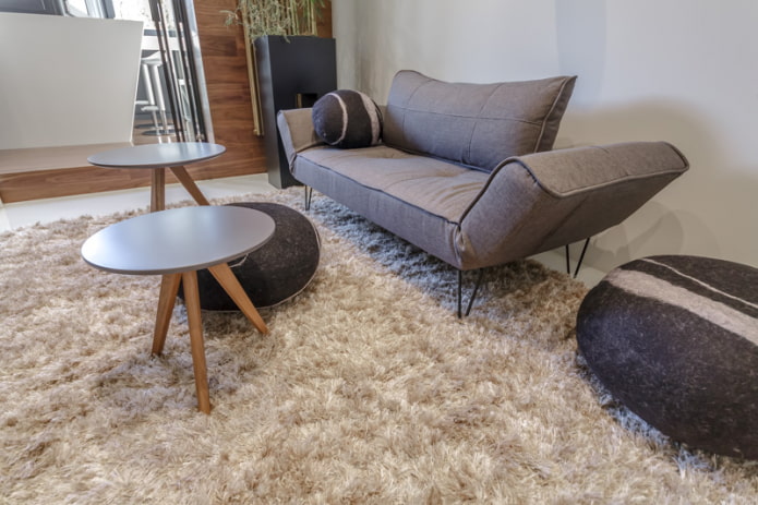 koberec v moderním stylu