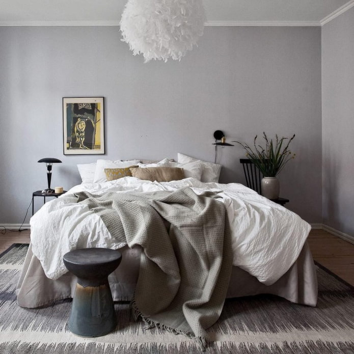 interni semplici della camera da letto