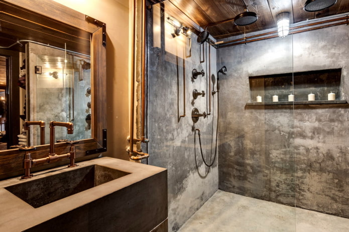 vannas istabas apdare betonam