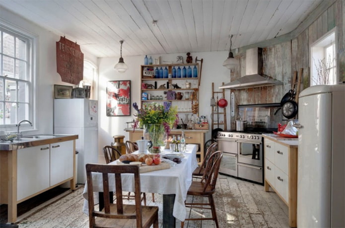 cottage con frigorifero e fornelli