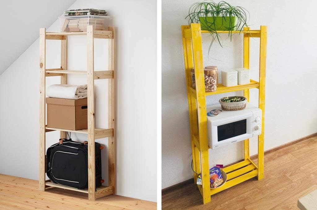 7 ideaa sisustaa IKEA-hyllyt ja telineet alkuperäisellä tavalla