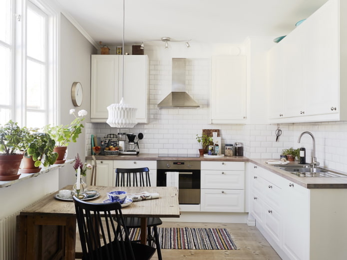 Skandinaviško stiliaus virtuvė