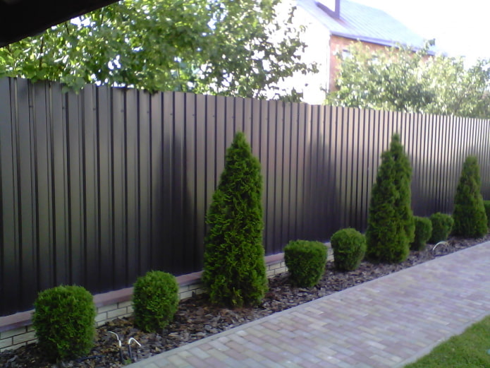żelazne ogrodzenie w domu