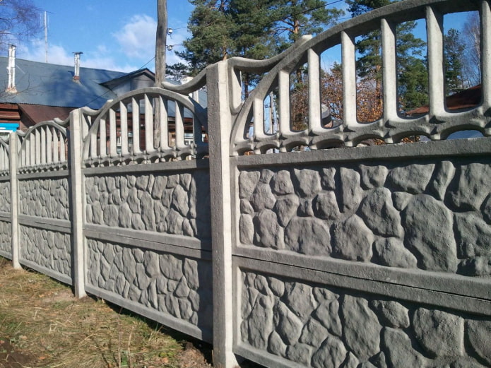 graži betoninė tvora