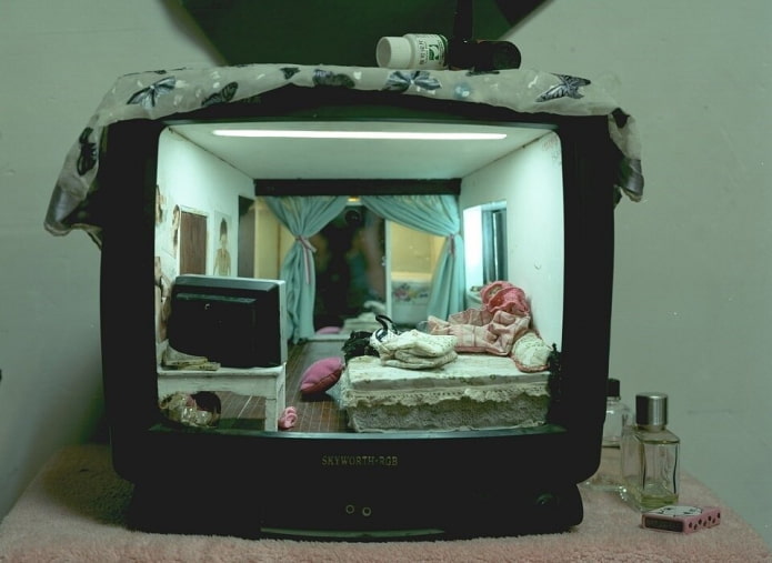Slaapkamer op TV