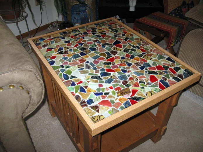 mozaiková stolová doska