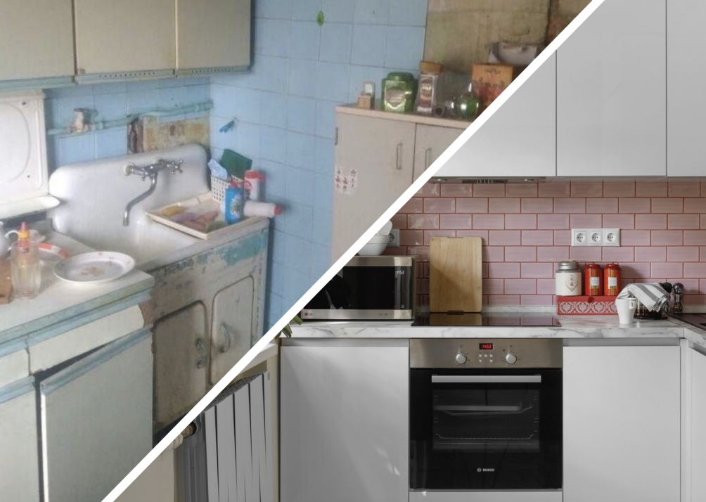 Kruşçev'de öldürülen kopek parçasının dönüşümü (öncesi ve sonrası fotoğrafları)