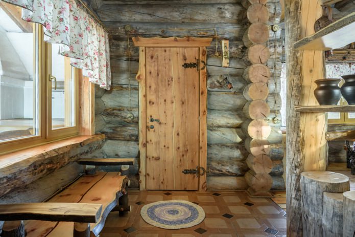 sauna in interior